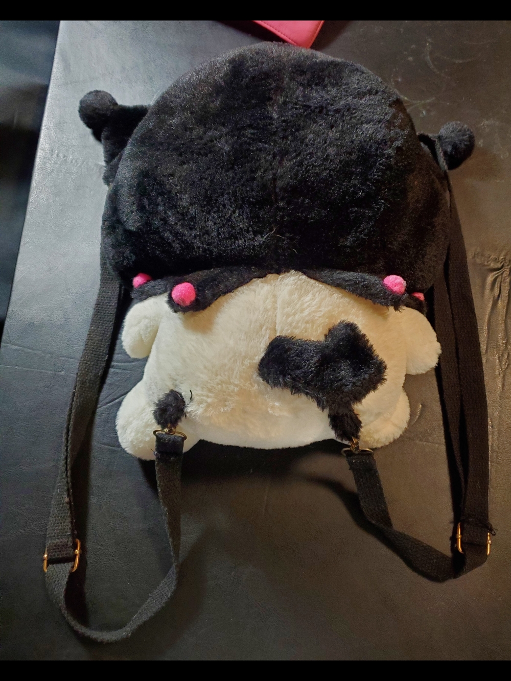 MCM Pink Monogram Leather Crossbody Pouch And Hello Kitty Kuromi Plush Backpack - Picture 5 of 5
